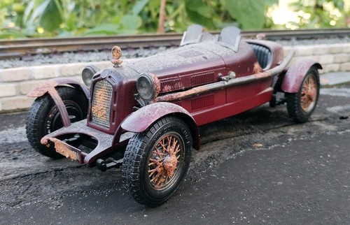Alfa romeo 2300 spider rosso - romeo,