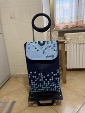 GIMI Portaspesa, Carrello Spesa Portata 30 kg, Telaio Richiudibile