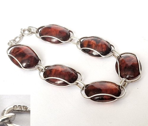 Bracciale vintage ambra - in,
