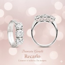 Anello trilogy donna Recarlo