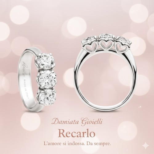 Anello trilogy donna recarlo - anello,
