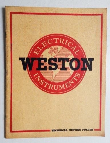 Weston electrical instrument - electrical,