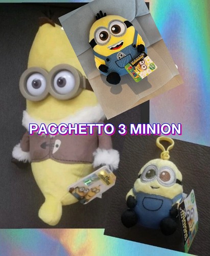 Tre pupazzi peluche - tre,
