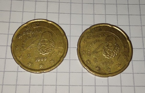 Monete cent euro - 20, spagna