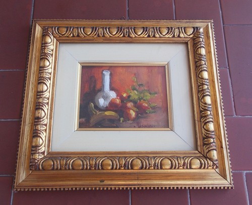 Quadro olio tavola - olio,