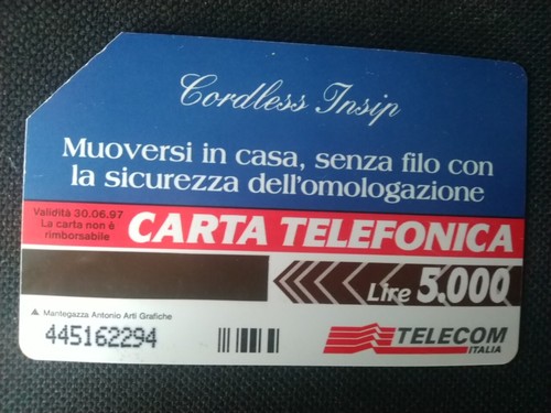 Scheda telefonica collezione - scheda,