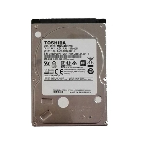 Toshiba mq04abd200 5400 - toshiba,