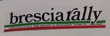 65218 104/tt ADESIVO BRESCIA RALLY Equipaggio Zambuto - Migliore - 1982 - 24 x 5