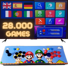 Consola Pandora Box Arcade con 28000 Juegos Retro con LED y Sistema de Sonido