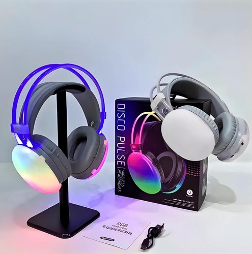 Cuffie bluetooth rgb led - rgb,