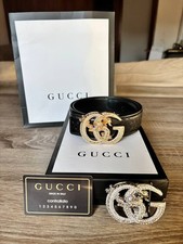 Cintura Gucci Nera 105 cm con