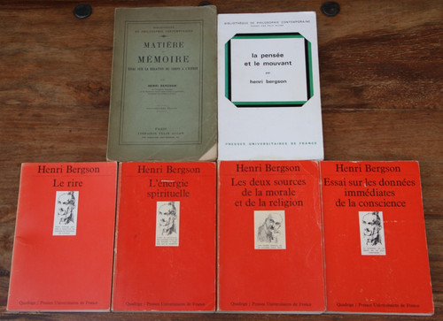 Henri bergson lot de 6 - -,
