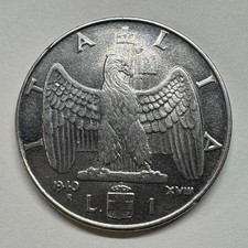 1940 Italia 1 Lira - Moneta