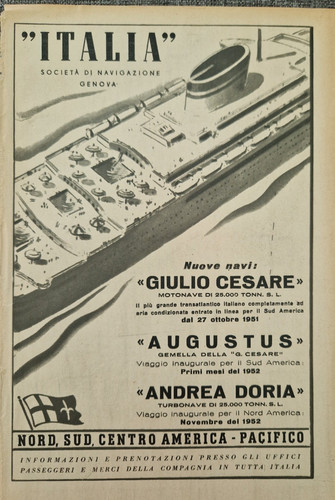 Nave andrea doria italia - nave,