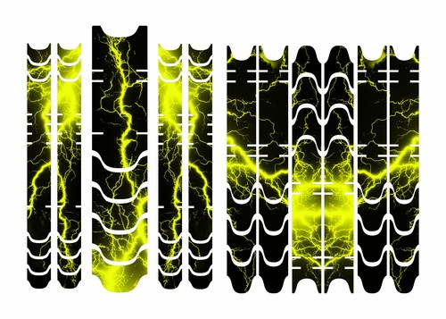 Set adesivi telaio neon design