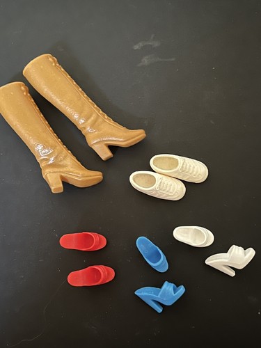 Barbie vintage lotto scarpe - barbie,