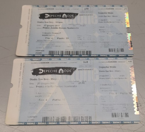 Biglietto depeche mode - depeche,