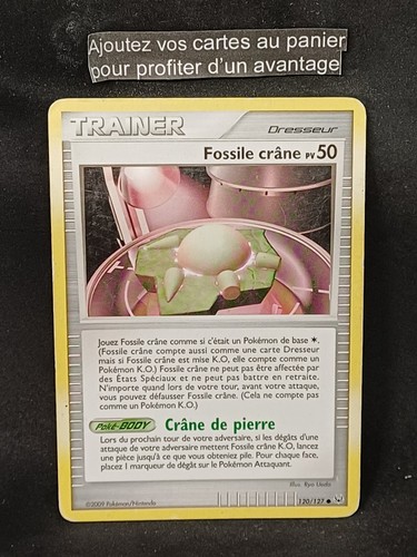 Carte pokémon fossile crâne - pokémon,