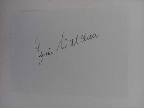 Erwin waldner autografo - erwin,