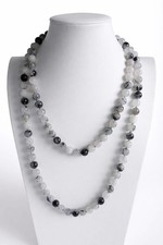 Collana lunga 120 - cm, quarzo