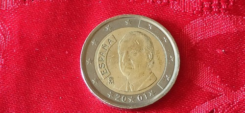 Moneta rara euro spagna - spagna, 2001