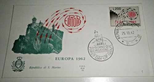 Francobolli san marino - marino, 1962