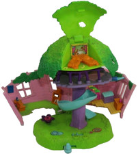 CASA POLLY POCKET JUNGLE PETS MATTEL 2000 DISNEY Vintage ALBERO NO PERSONAGGIO