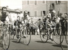 1955 GIRO D'ITALIA OTRICOLI Nino DEFILIPPIS Fiorenzo MAGNI Roger DE COCK *Foto