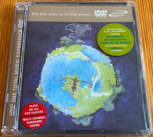 Yes fragile dvd audio - yes,