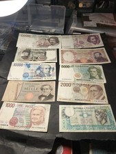 Lotto 10 Banconote Lire