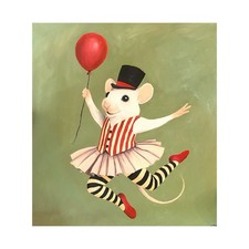 QUADRO MODERNO 60x60  Surrealista Fantasy Figurativo Cameretta Bimbi Topolino