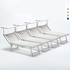 4 Lettini spiaggia mare