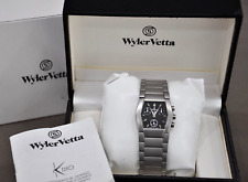 WYLER VETTA swiss made, anno 2002 NOS crono FULL SET acciaio satinato
