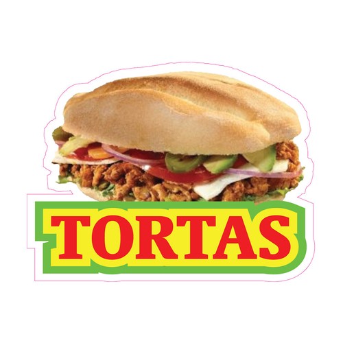 Food truck decalcomanie torte - decalcomanie,