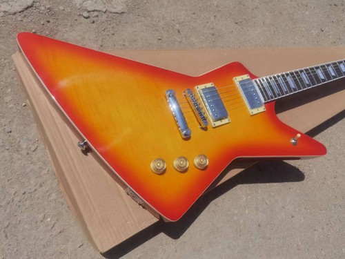 Hamer cherry sunburst flamed - sunburst,
