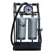 Pompa a pedale bicilindrica di