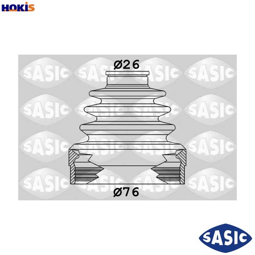 Kit soffietto albero motore - soffietto,