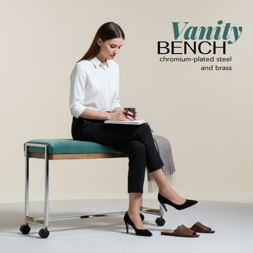Panca vanity rettangolare - panca,