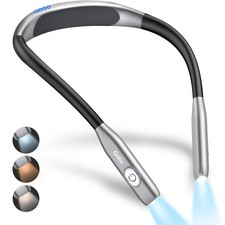 Gritin Collo Lampada da Lettura Ricaricabile LED Luce da Lettura per Libri a