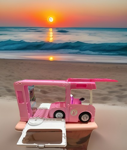 Barbie camper mattel - camper,