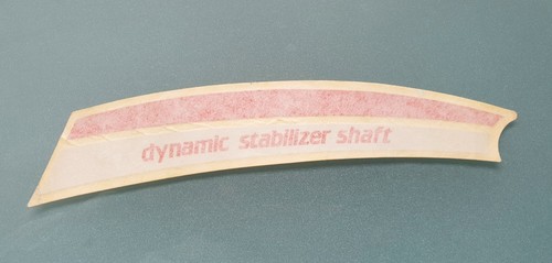 Dynamic stabilizer shaft - dynamic, dx