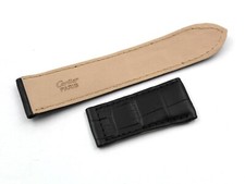 Watch Band Cartier Veritable Alligator Nero23/23mm Deployante Orologi Lusso Top