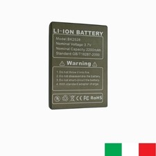 Batteria per richiamo elettronico caccia uccelli modello bk2528 3.7v 2200 mAh