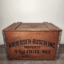 Scatola cassa birra vintage