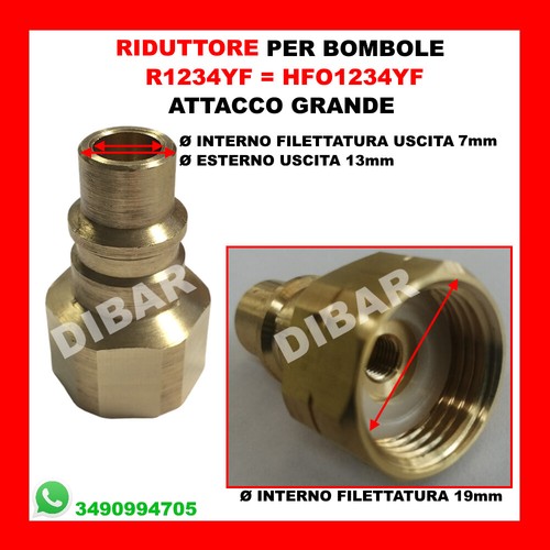 Raccordo per bombole - bombole, di