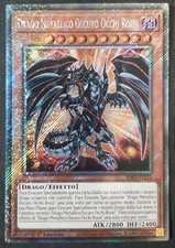 DRAGO METALLICO OSCURO OCCHI