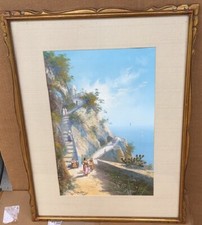 Dipinto ad acquerello italiano