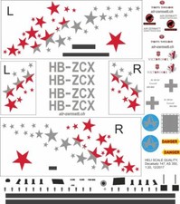 Decals 147 H125 / AS 350 Ecureuil Air-Zermatt HB-ZCX