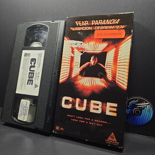 Vhs tape cube horror movie - vhs,