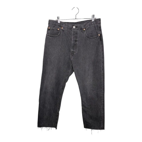 Jeans levi 501 nero bottoni - levi's,